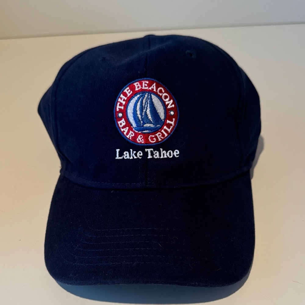 The Beacon Bar & Grill Lake Tahoe Navy Hat, L/XL
